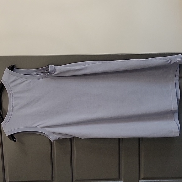LIKE NEW Pact 100% Organic Cotton Softspun Tank Dress - Blue Gray - MEDIUM - Picture 4 of 4